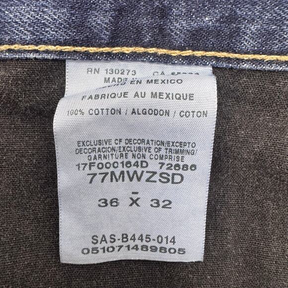 Wrangler Retro Jeans Mens 36x32 Slim Boot Cut Denim Cowboy Western Rodeo Casual - Picture 8 of 8